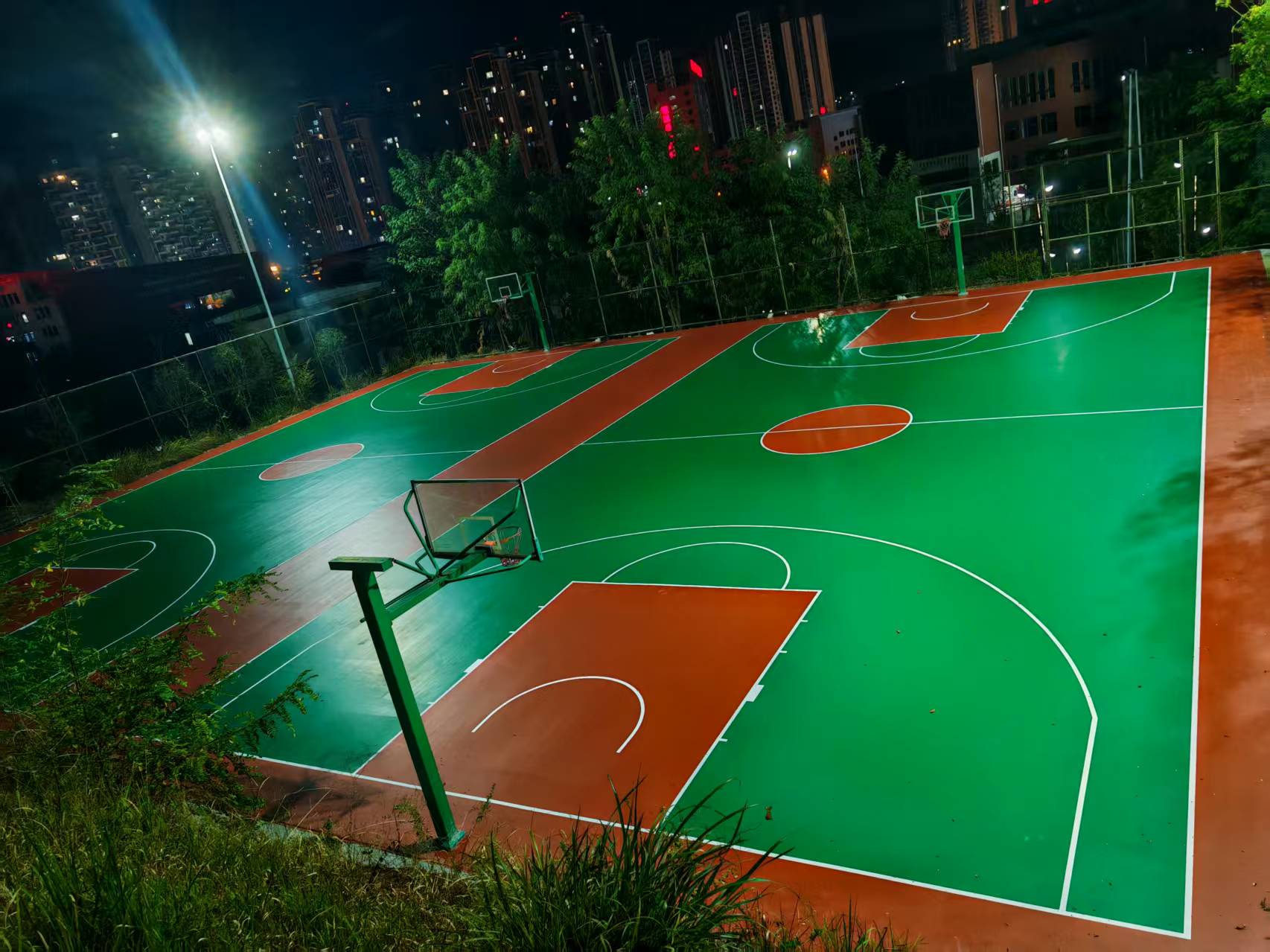  硅pu球场